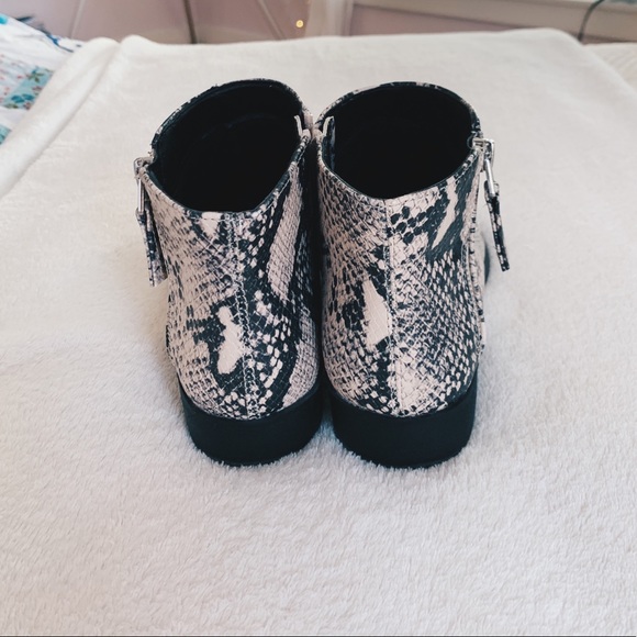 Snakeskin Booties - Picture 2 of 3